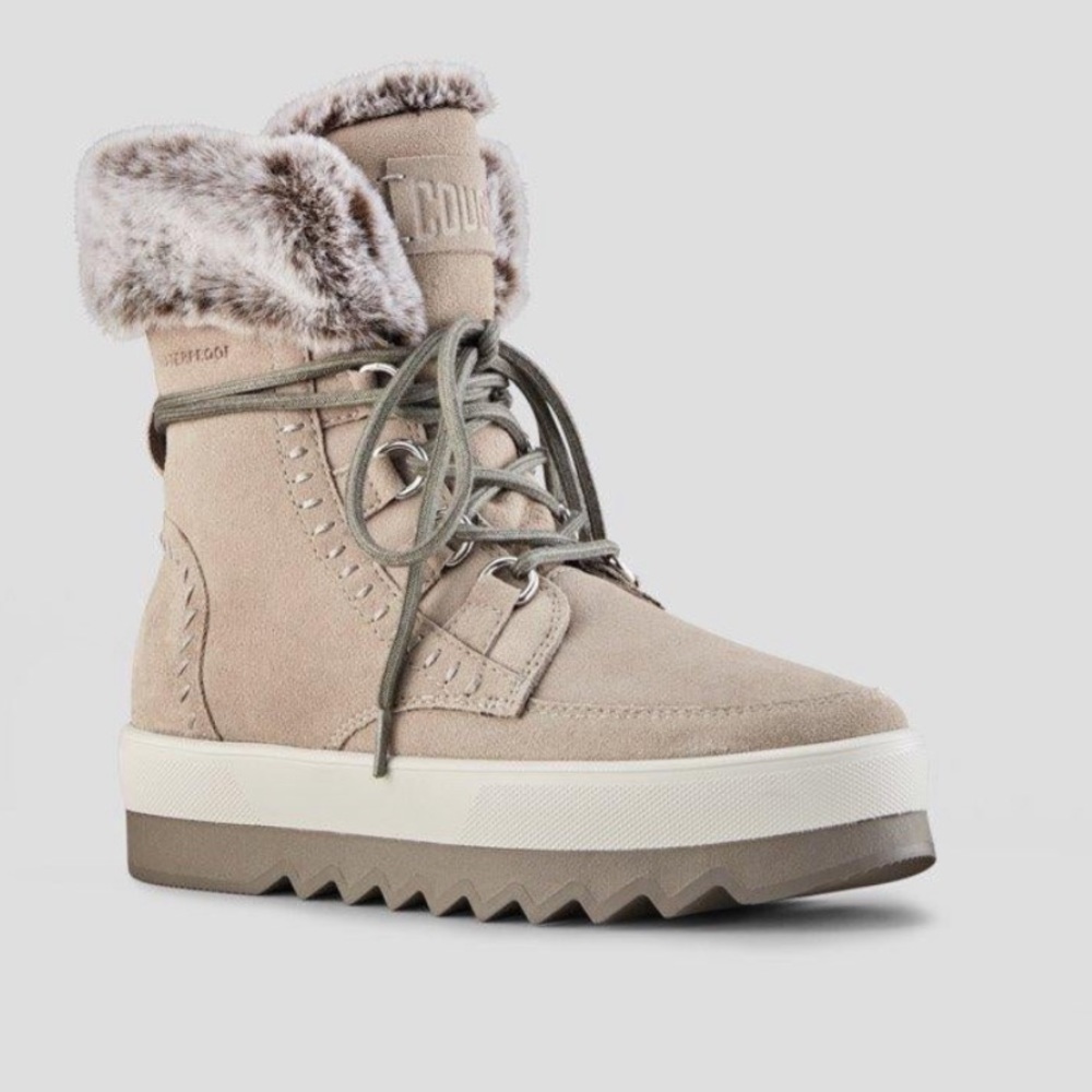 Vanetta Cougar suade mid boot size 7